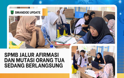 SPMB Jalur Afirmasi dan Mutasi di SMAN 2 Padang Sedang Berlangsung